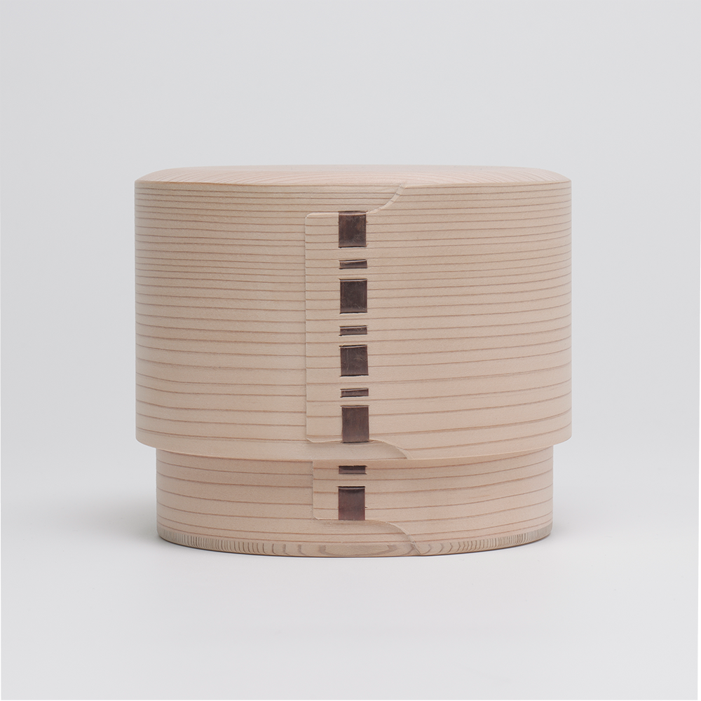 白木 漆 シバキ きこり弁当箱 | 柴田慶信商店 秋田県大館市