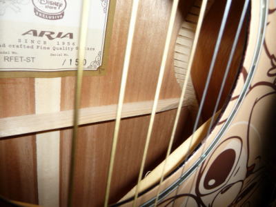 アコギ ARIA ディズニーコラボ スティッチ