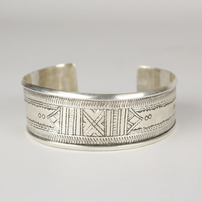 トゥアレグシルバーブレスレット H2cm | マンゴロベ