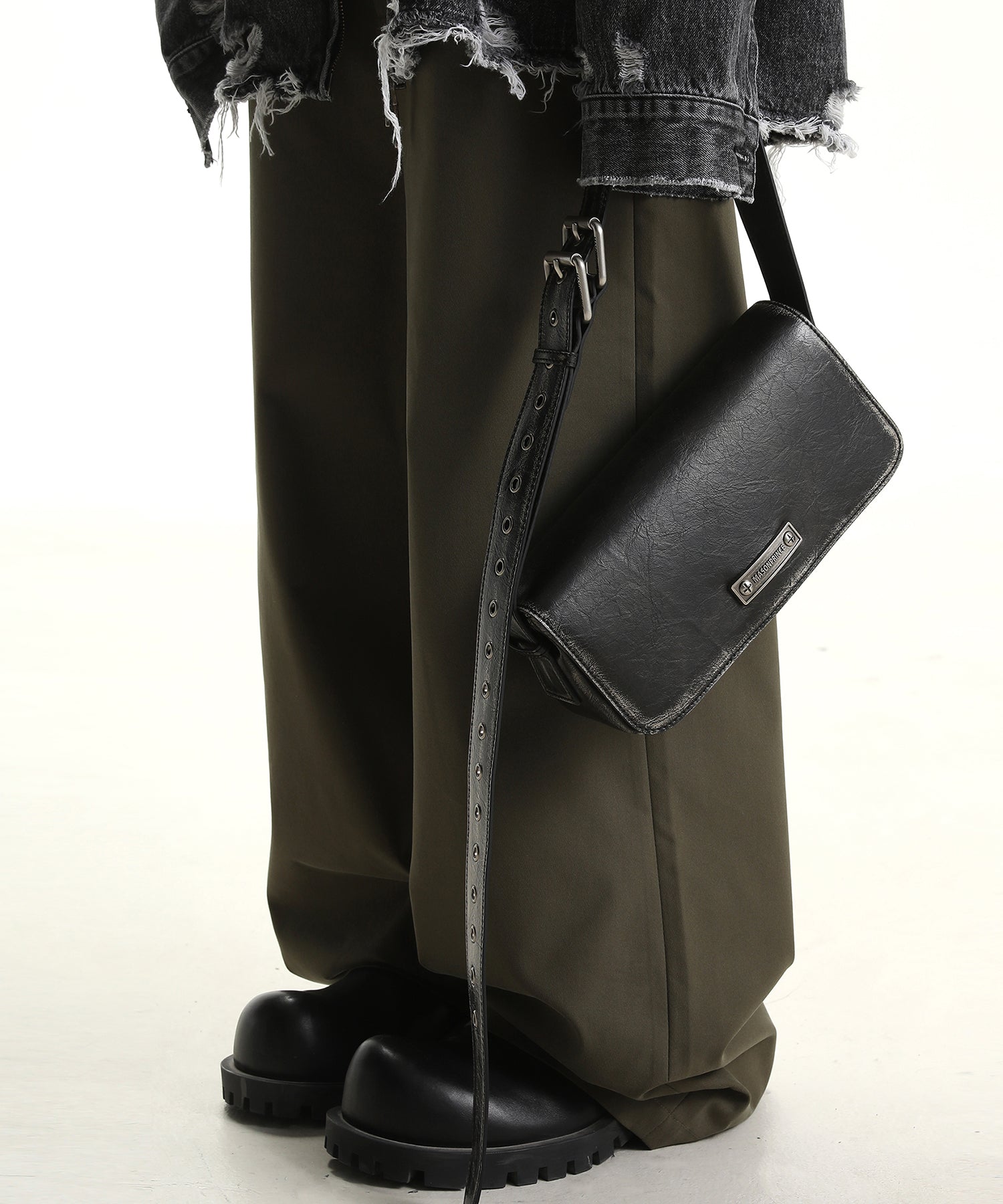 PU Leather Brand Logo Shoulder Bag BB2087 – MASONPRINCE JAPAN OFFICIAL