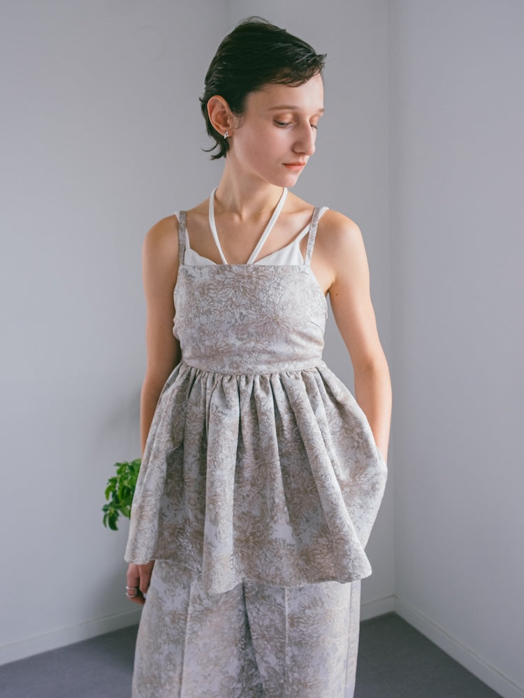 Flower Jacquard Camisole｜フラワージャガードキャミソール – MARTE