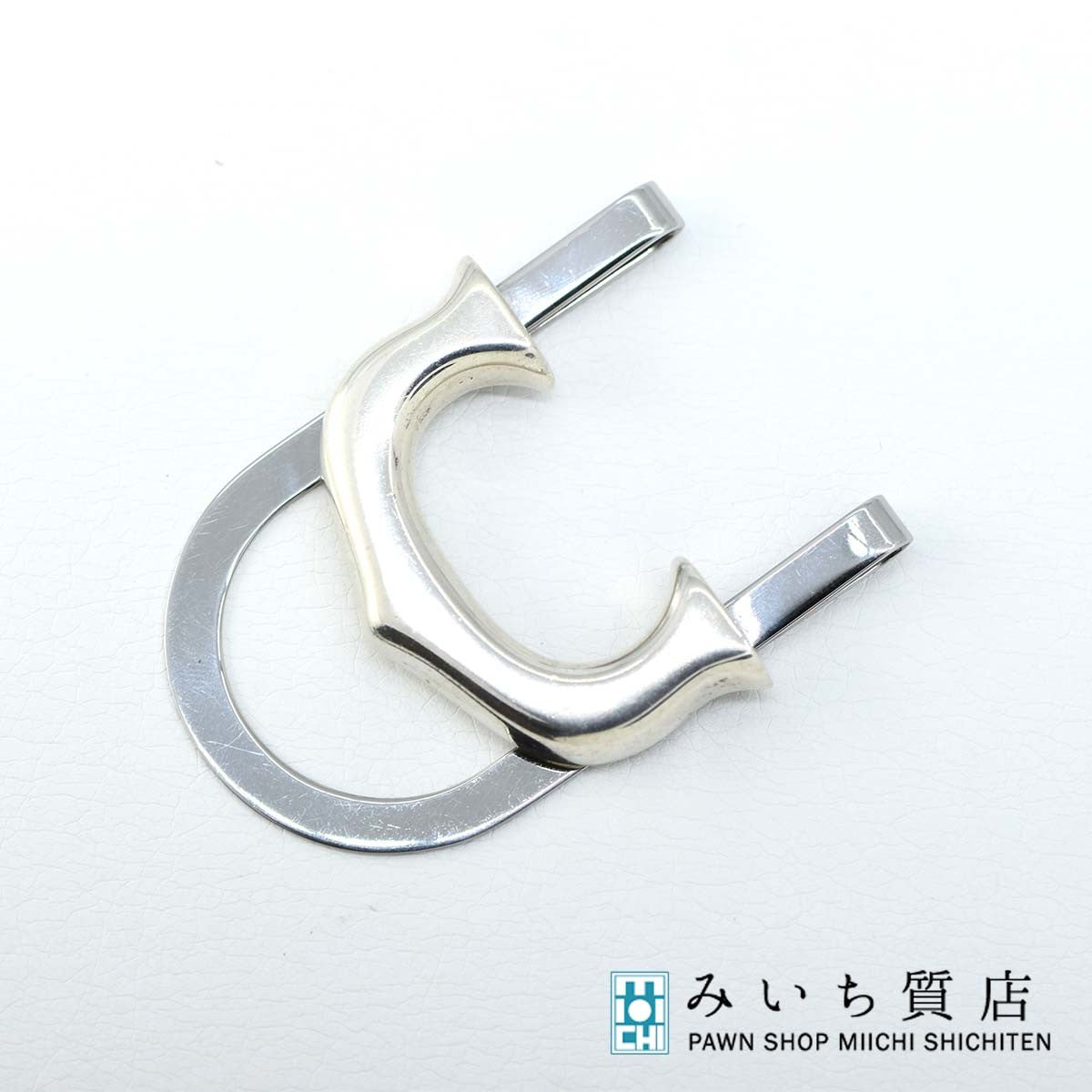 マネークリップ Cartier カルティエ C・ドゥ・カルティエ シルバー SV