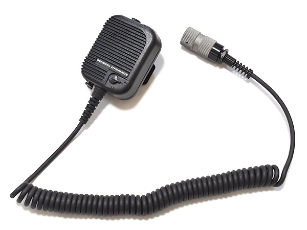 米軍実物 GENERAL DYNAMICS ハンドマイク スピーカー PTT PRC 無線機