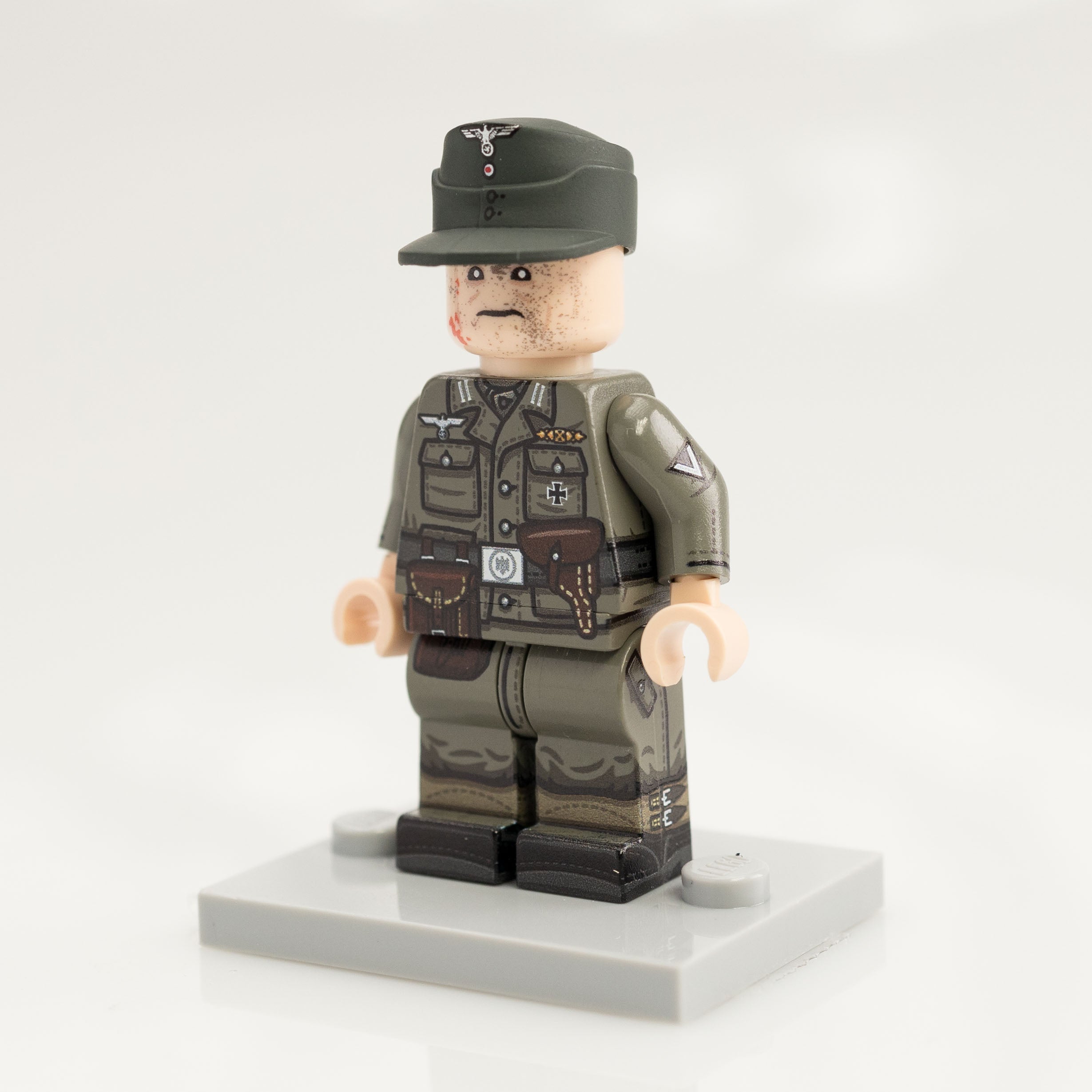 Old Grey German Minifigure #06 – The Minifig Co.