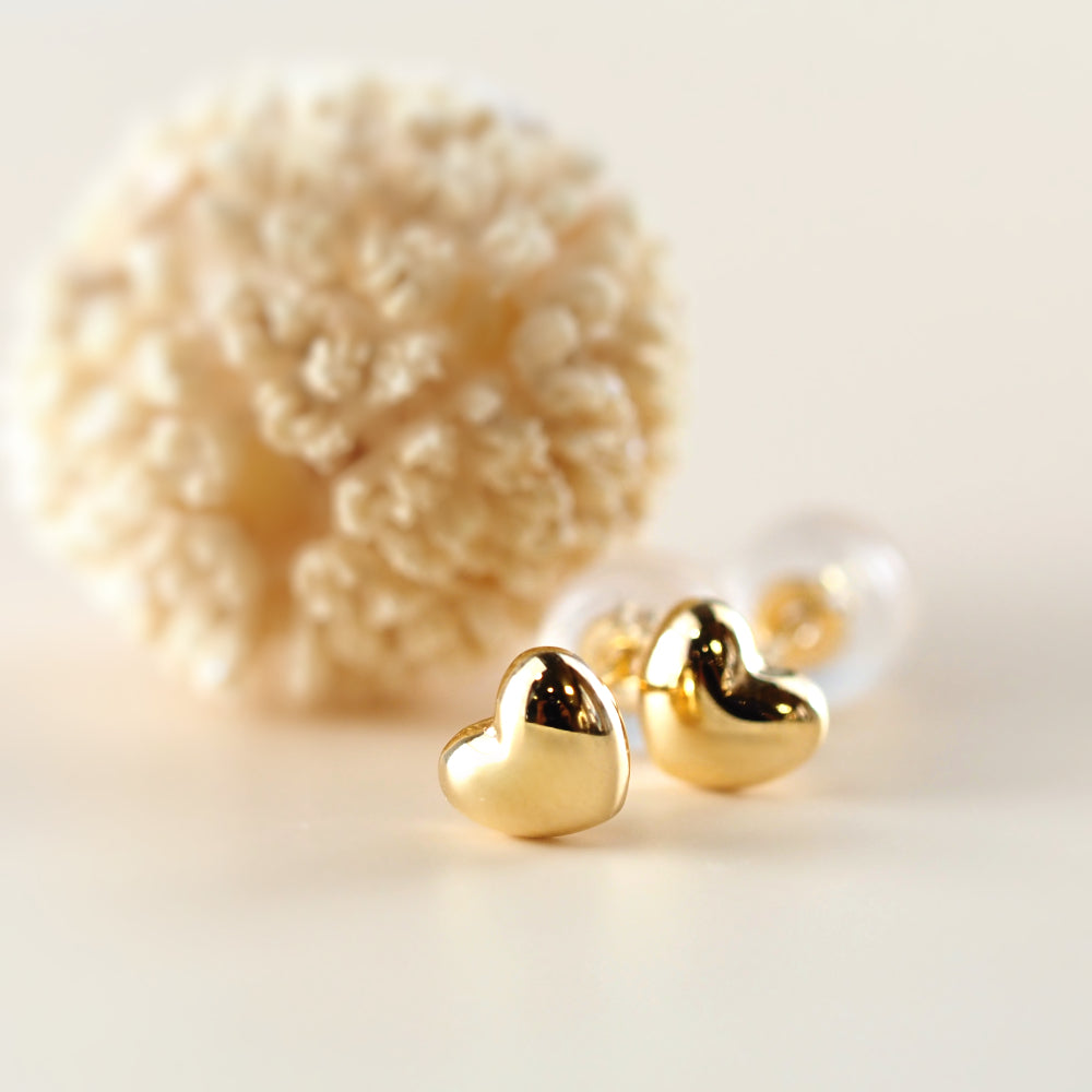 K18 heart/ハート ピアス｜山梨県甲府市のジュエリーブランド｜MITURE