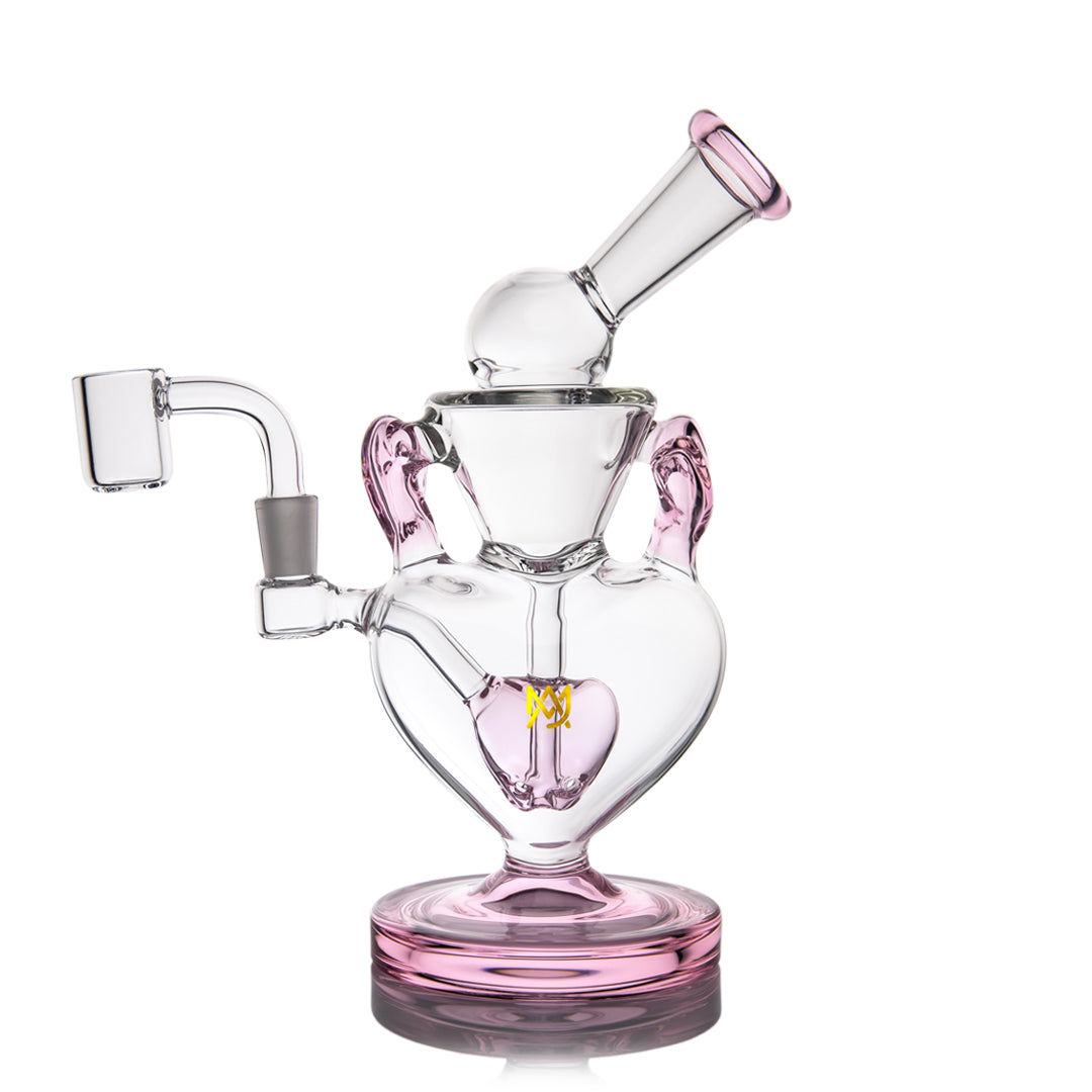 Melting Hearts Mini Dab Rig | Valentine's Glass Rig