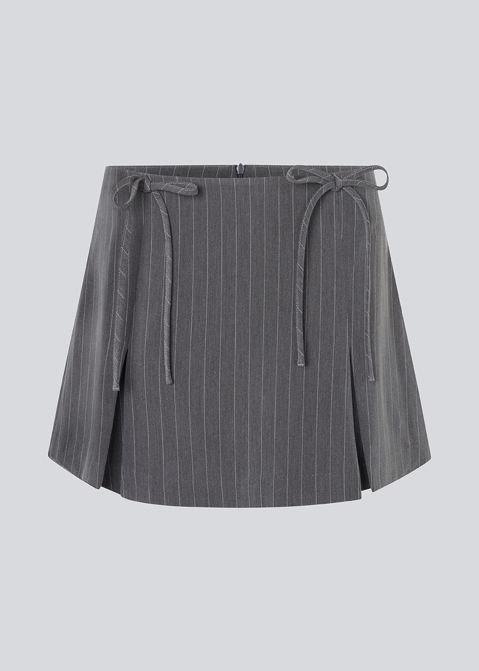 Shop EmiliaMD bow skirt in Grey - Emilia Silberg x Modström collab