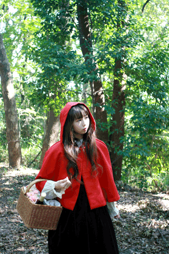 小物17 赤ずきんのフードケープ