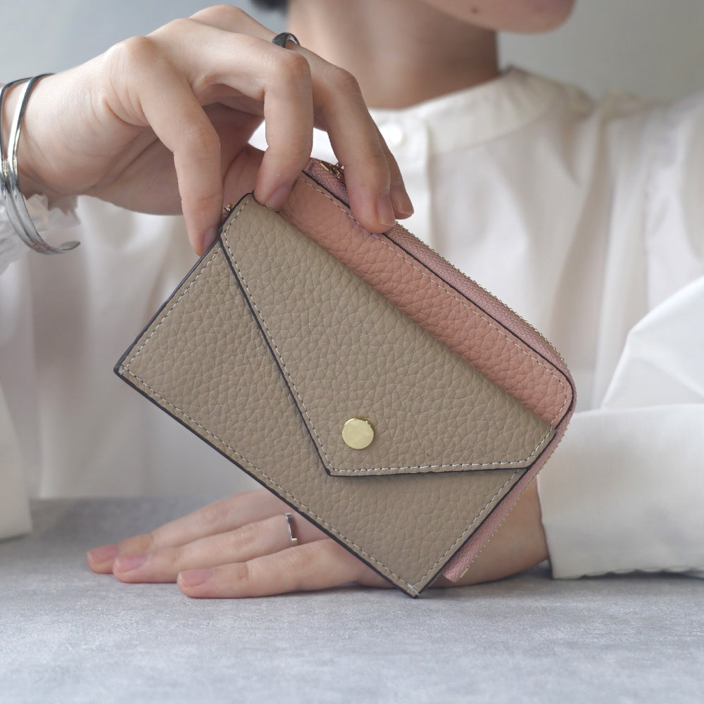 本革 フラグメントケース ミニ財布 バイカラー – LASIEM（ラシエム