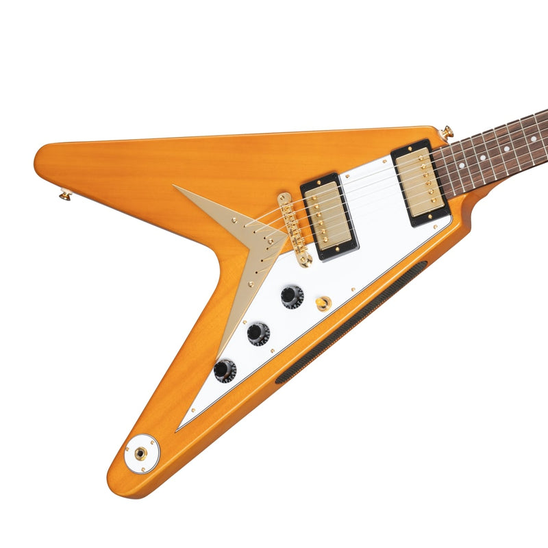 Epi 58 Korina Flying V Nat – Motor City Guitar