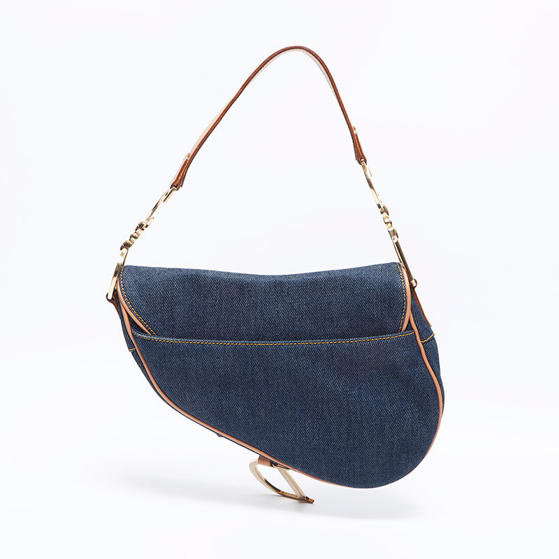 クリスチャンディオール Christian Dior サドルバッグ デニム