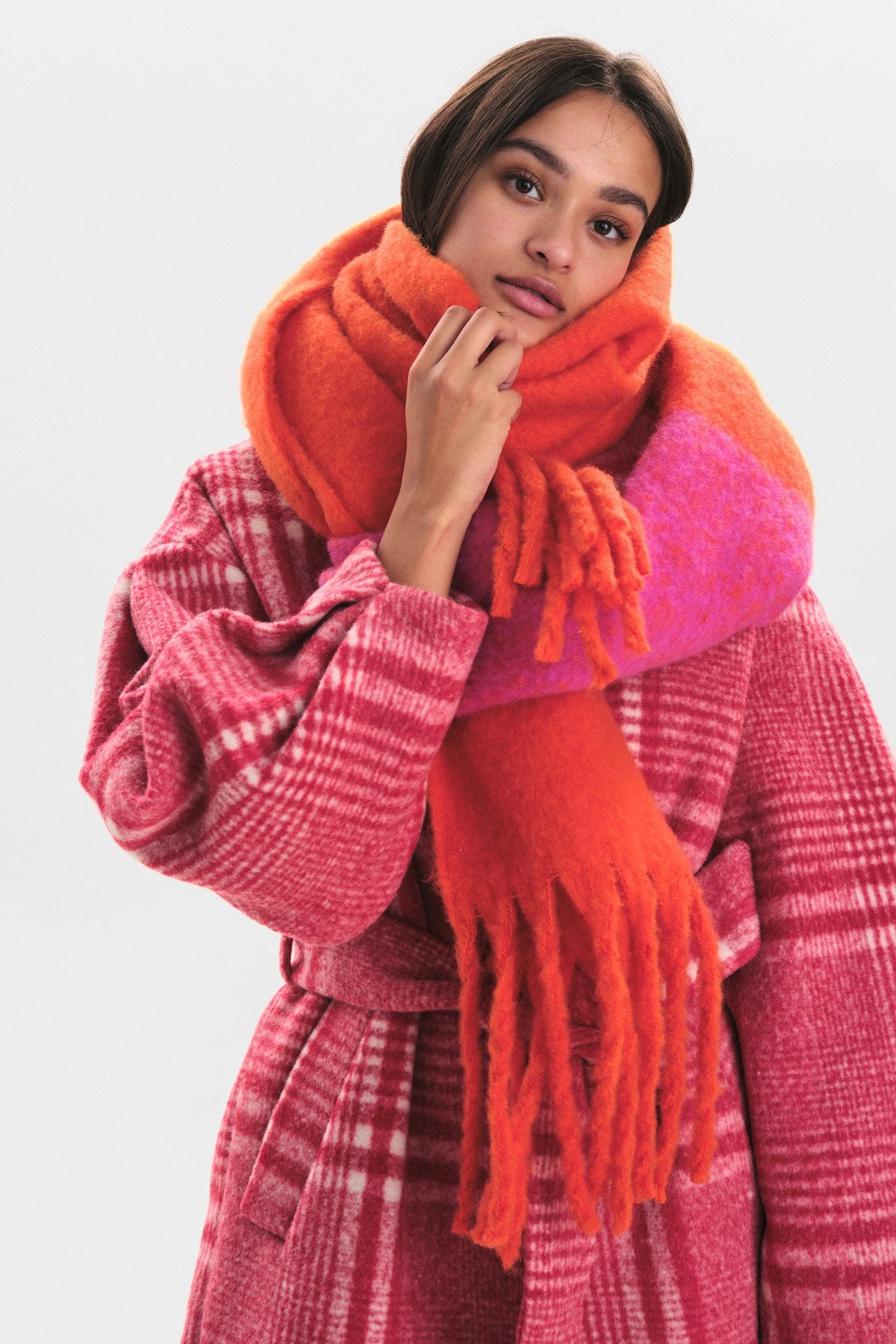 NUTINKA SCARF - Strawberry Moon