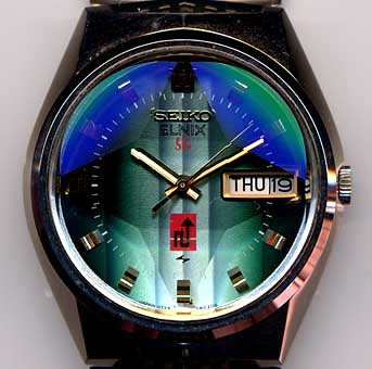 ELNIX SG エルニクス セイコー SEIKO 電子時計 電磁時計 カットガラス