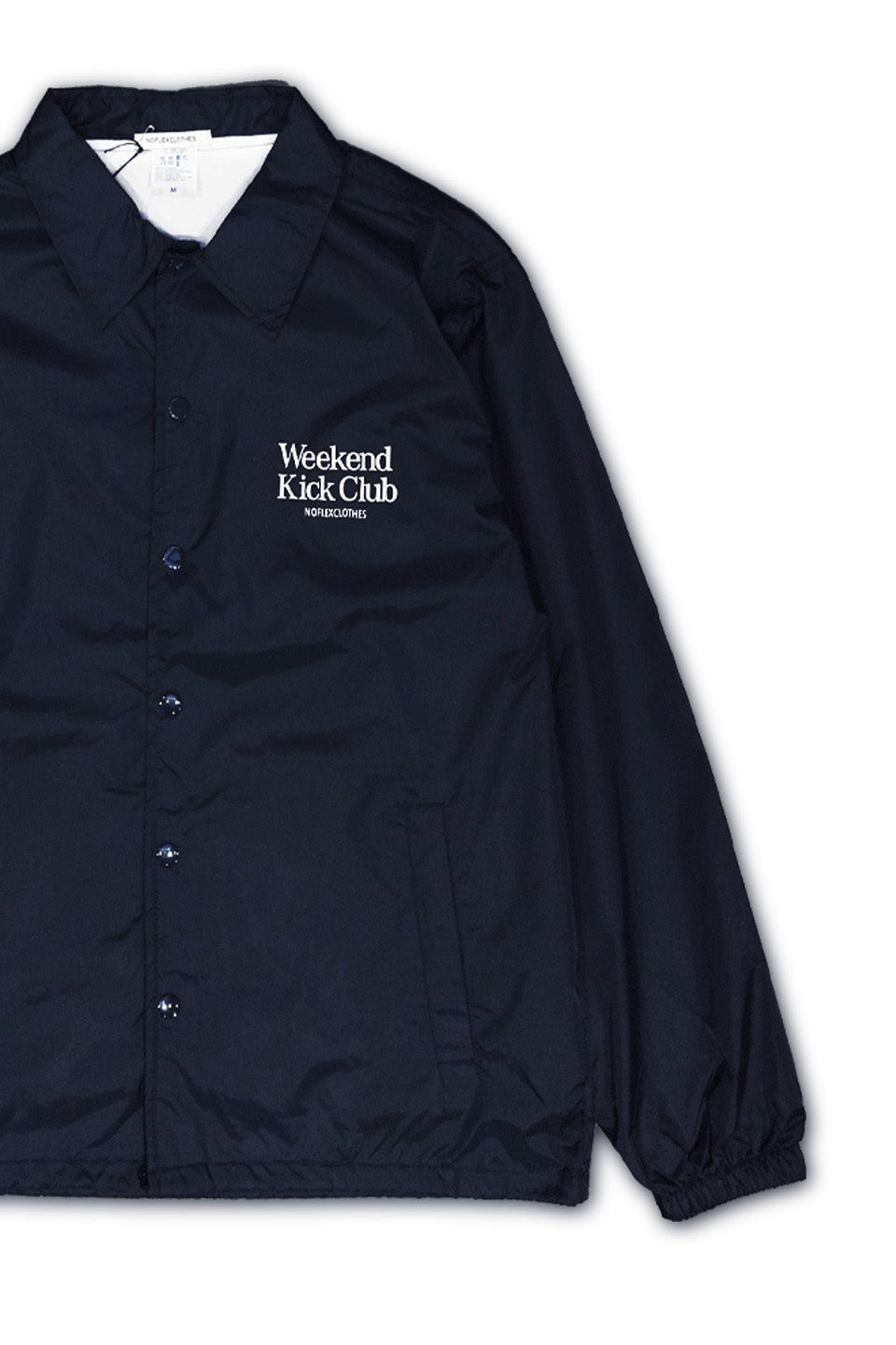 WKC NYLON COACH JACKET NAVY – NOFLEXCLOTHES