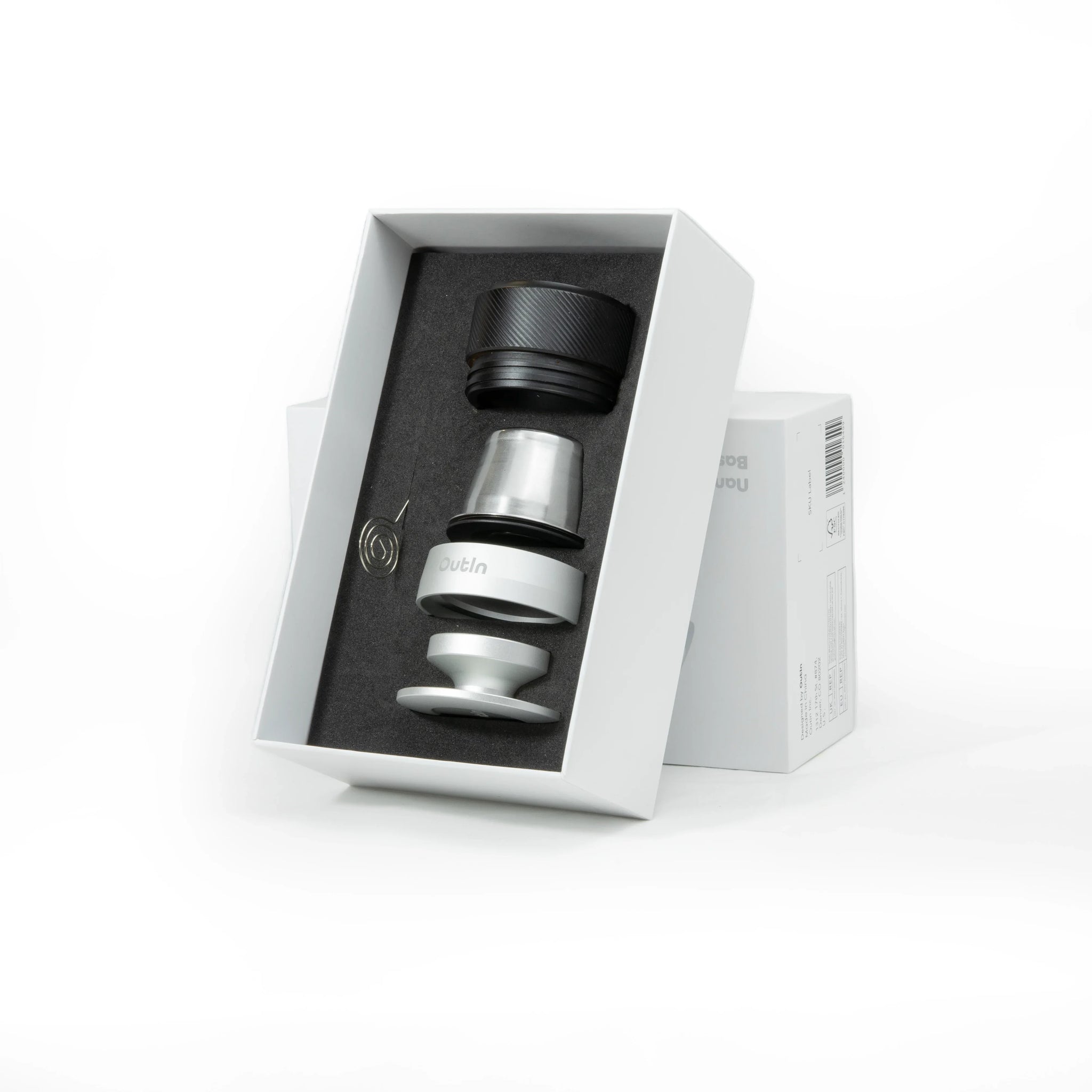 Nano Basket Plus | Black, Silver | 16-18g Coffee