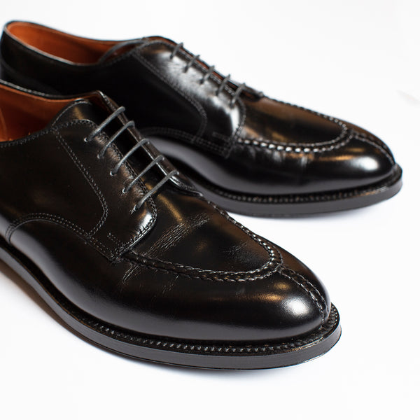 Alden Norwegian Split Toe in Black Calfskin – Oxford and Derby