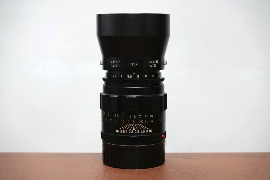 LEICA Tele-Elmarit M90mm f2.8 前期 フード付き – まるかめら