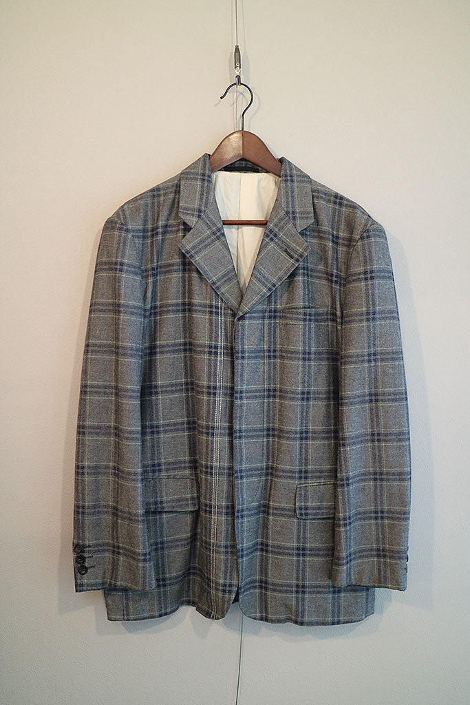 コムデギャルソン AD2002 チェックジャケット 9部丈 90's COMME des