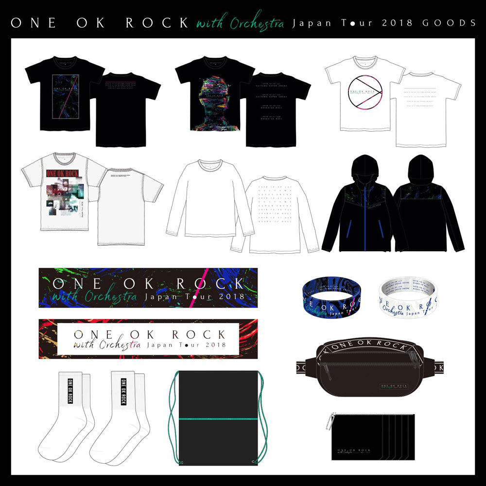 ワンオク オーケストラツアー ライブグッズ2018 販売決定【ONE OK ROCK
