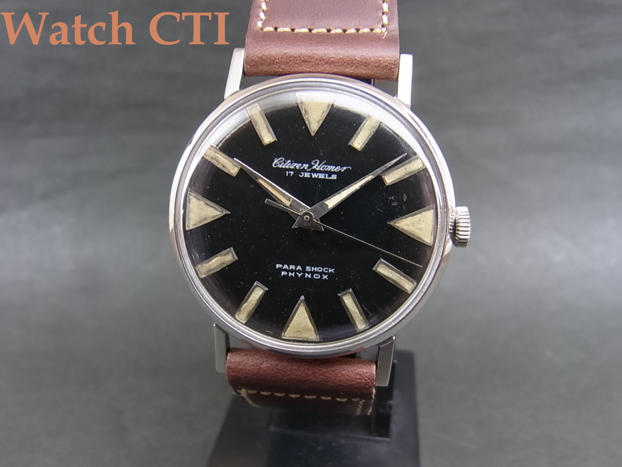 K2761] シチズン ホーマー ”黒夜光文字盤” [販売済]