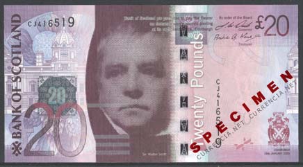 イギリス・ポンド（スコットランド） GBP(Scotland) 貨幣博物館