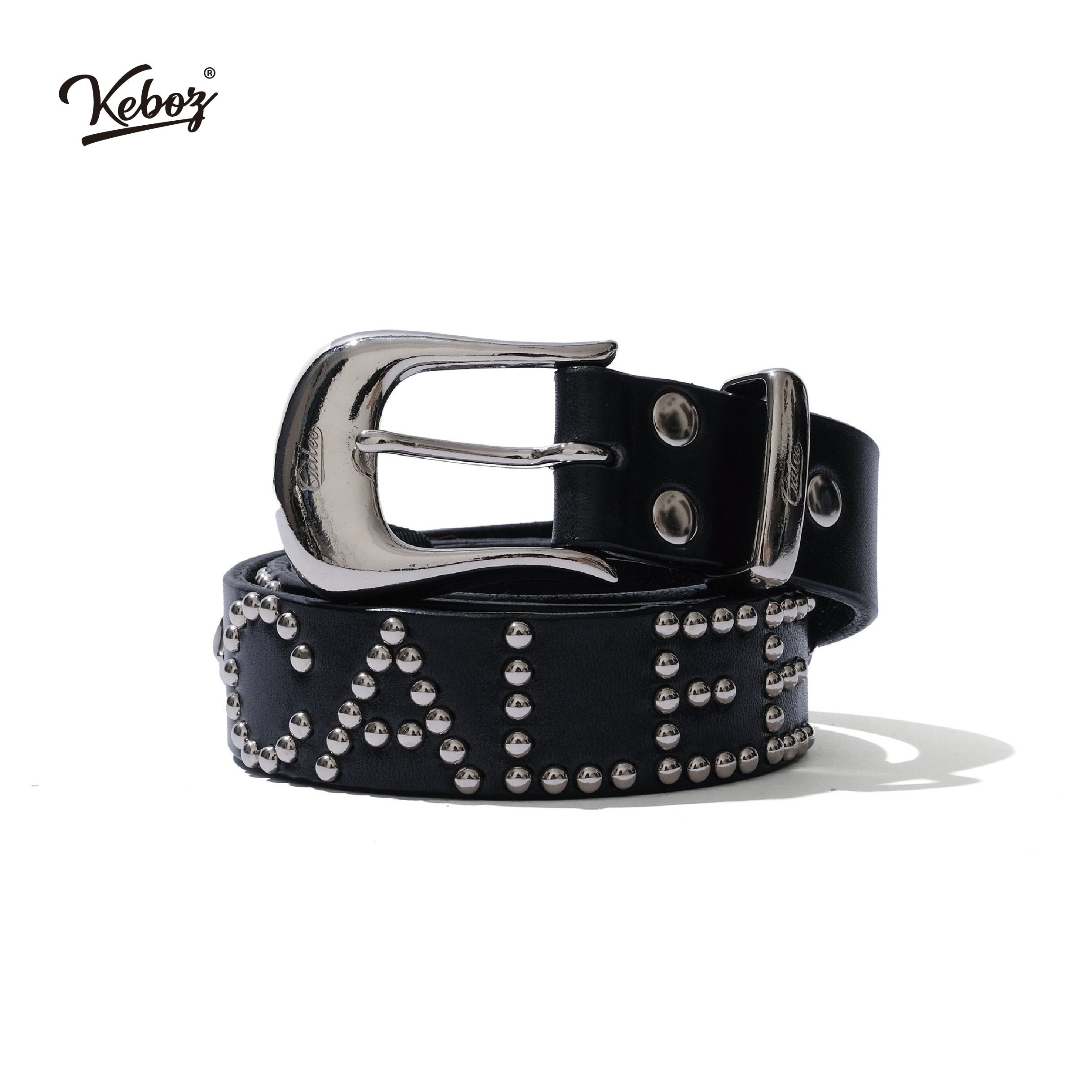 CALEE × KEBOZ STUDS LEATHER BELT – CALEE ONLINE STORE