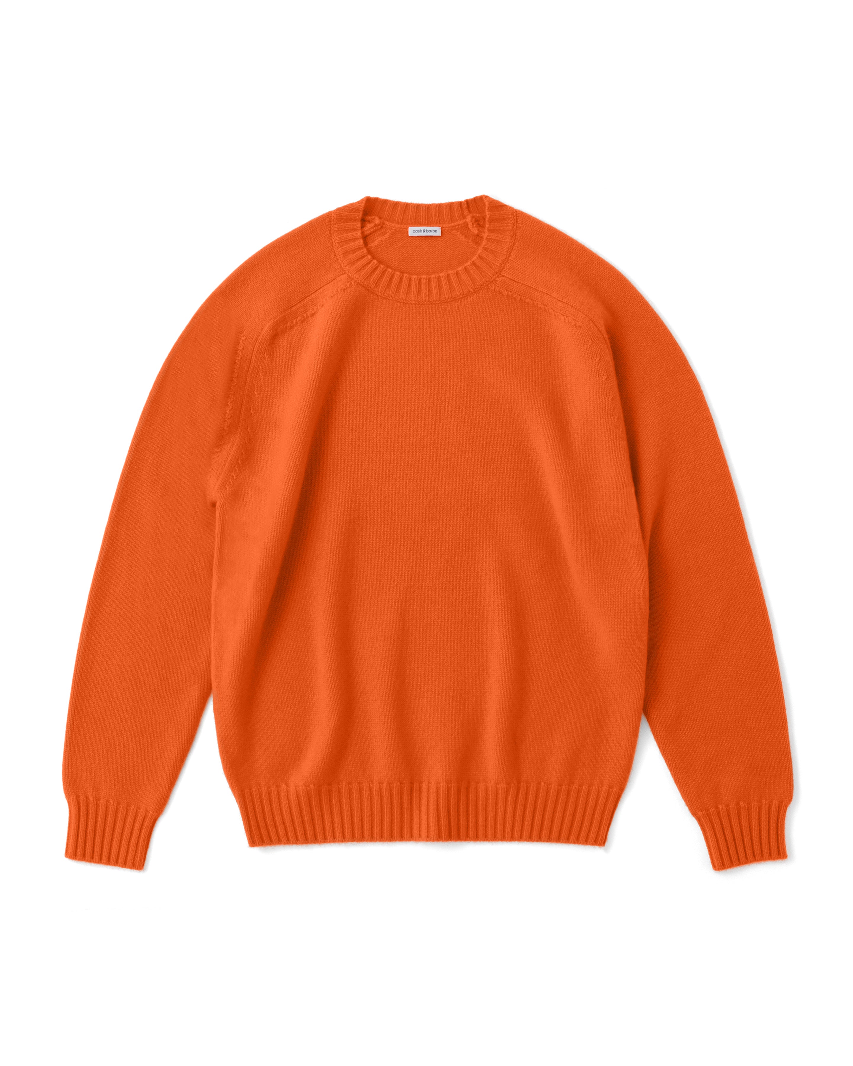 キャッシュベイビー クルーネック ニット, H Orange – cash & barba