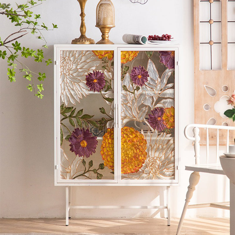 Chanté公式｜キャビネット 虹色 クラシック ンティーク風 シャビー