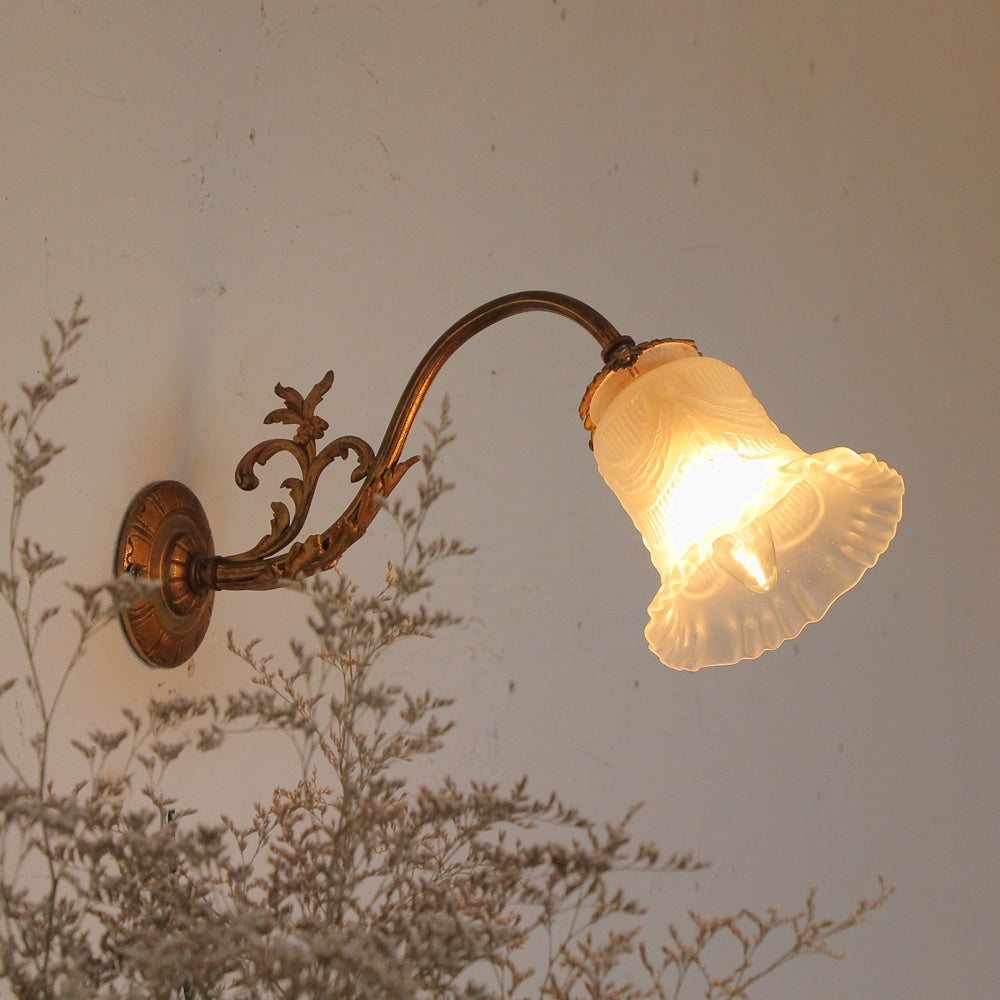 シェード付き壁付け照明（ブラケット）奥行き35cm フランス