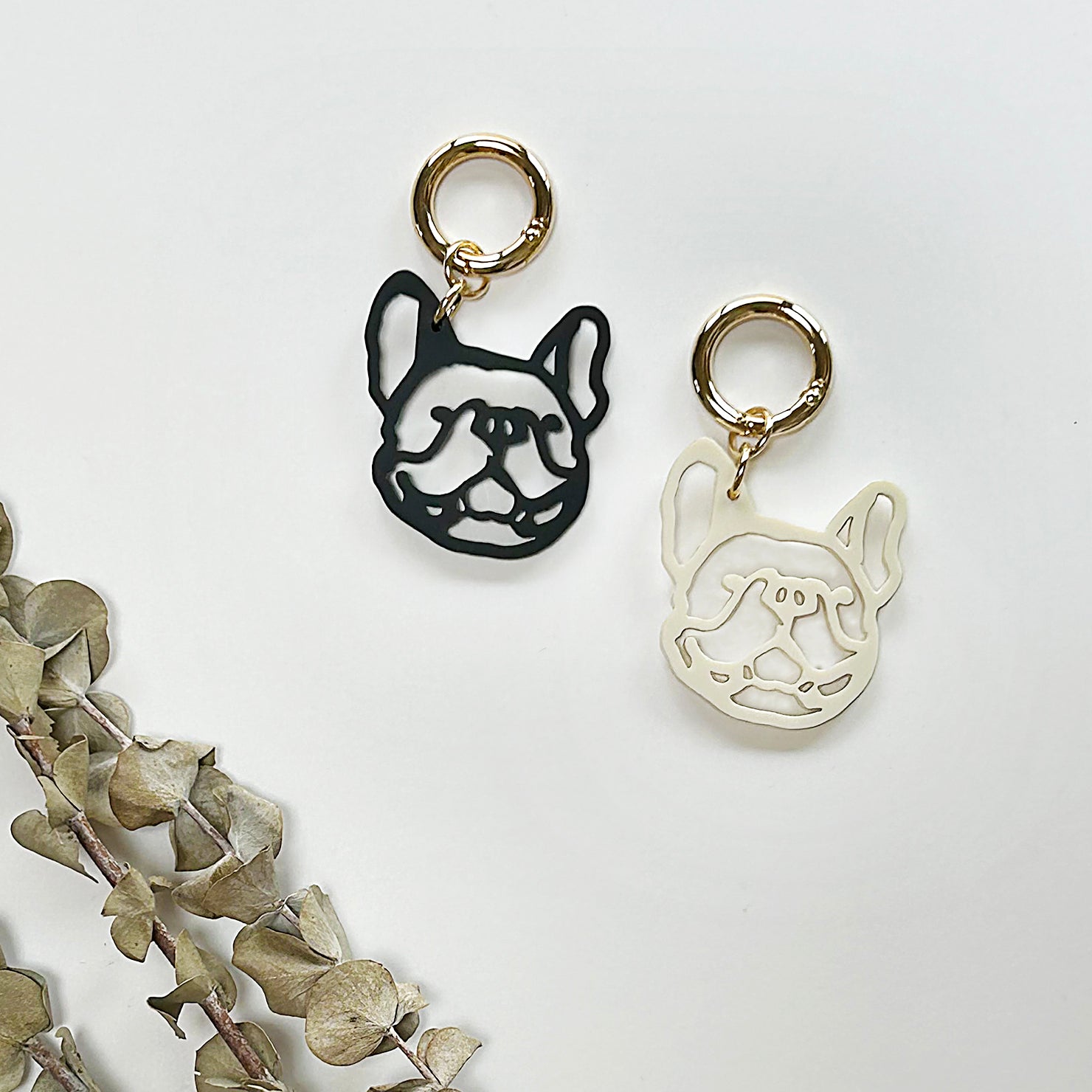 フレンチブルドッグ キーホルダー チャーム キーチェーン バッグ