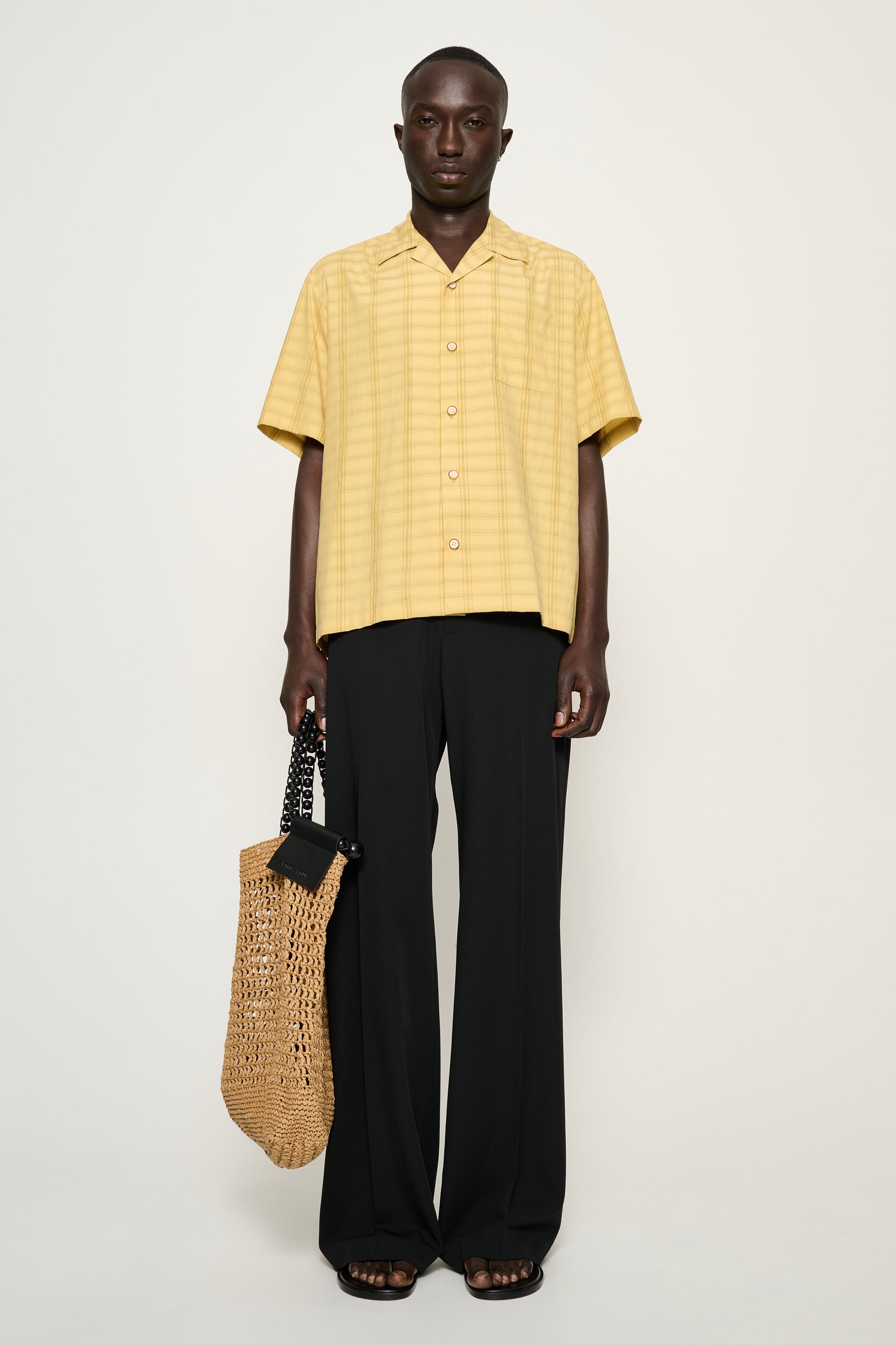 Otto — Wide Straight Trousers