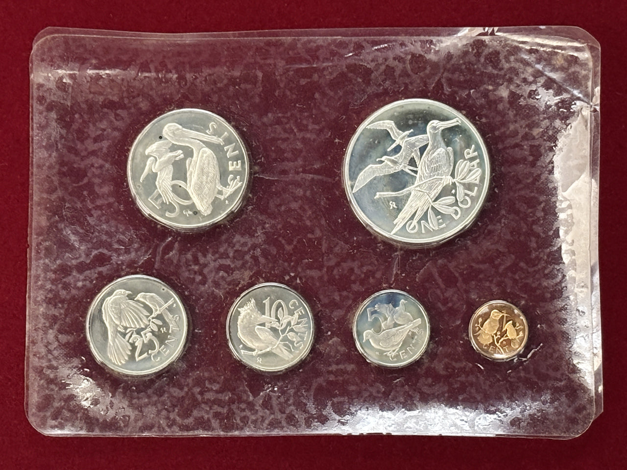 イギリス領ヴァージン諸島】プルーフセット 6枚組 1973［C-0000270