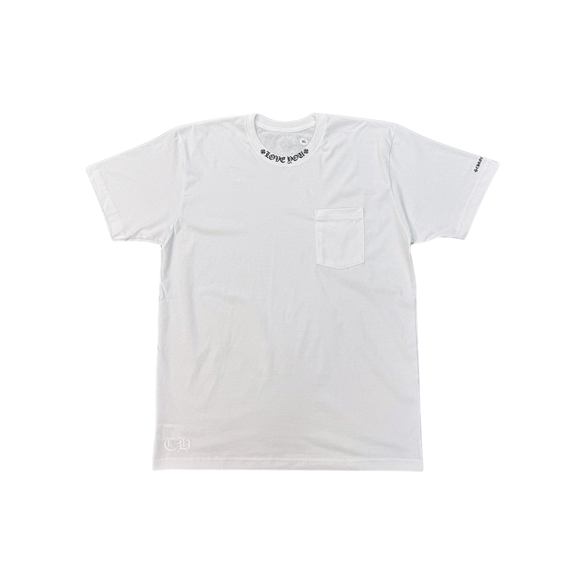 Chrome Hearts 'Love You' Neck Logo Tee White – Common Hype