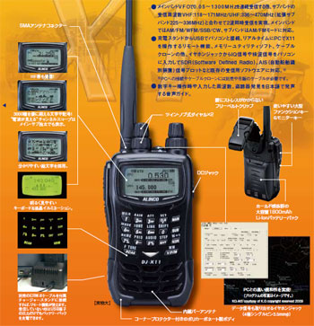エアーバンド受信特集 ＞ エアーバンドおすすめ受信機 ＞ 広帯域受信機