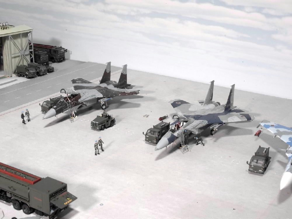 自衛隊基地ジオラマ#29 Su-27アグレッサー機