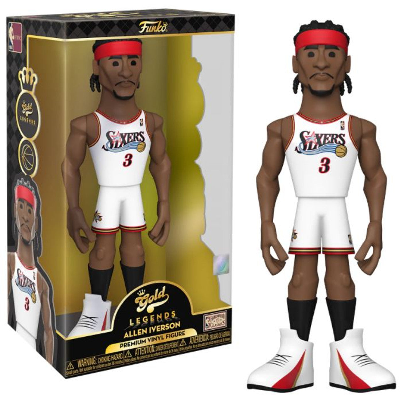 Funko Gold 12 NBA: Allen Iverson (76ers)