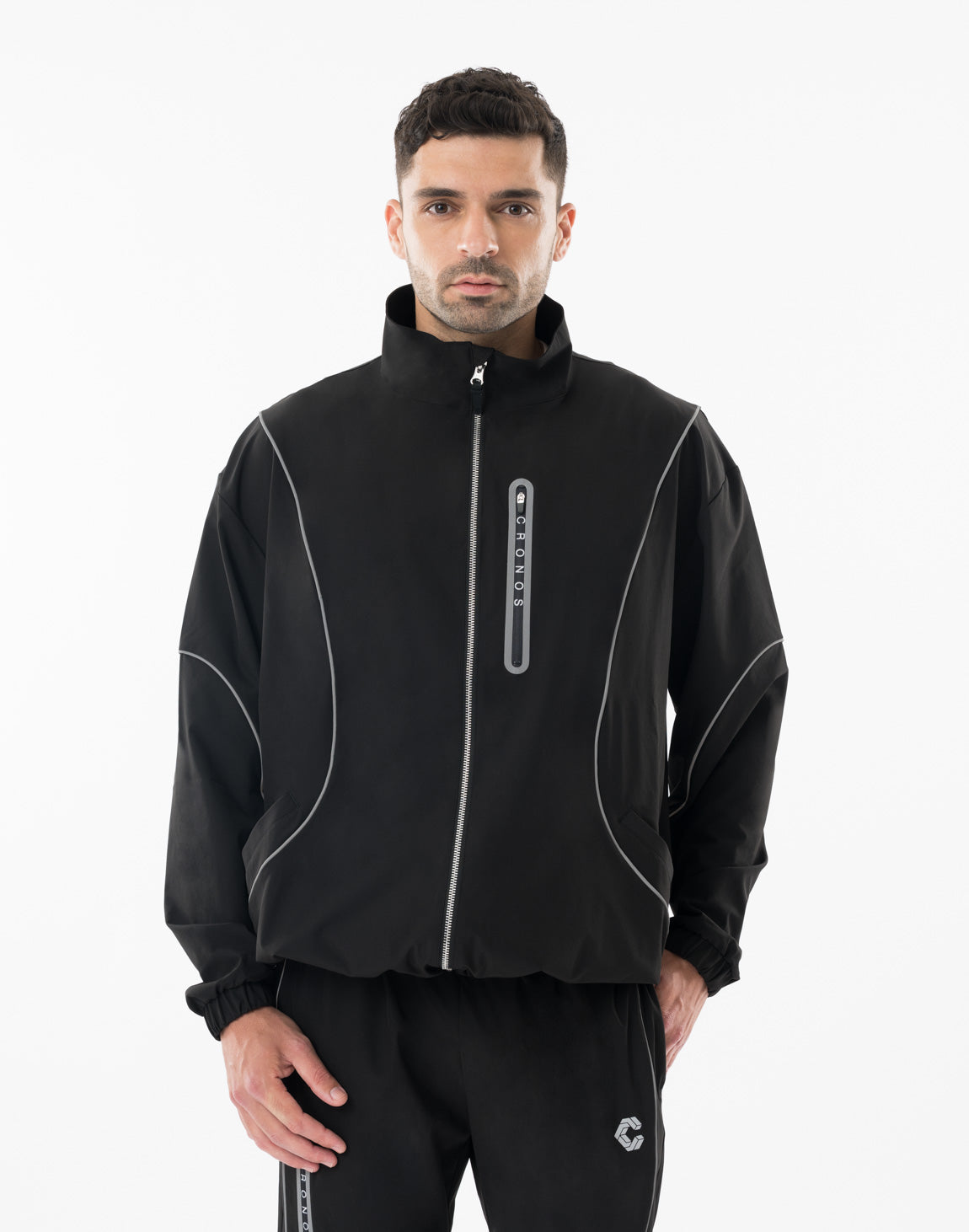 CRONOS EDGE ZIP STAND BLOUSON【BLACK】