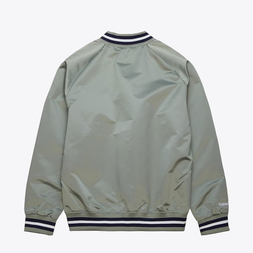Mitchell & Ness New York Yankees Lightweight Grey Satin Jacket