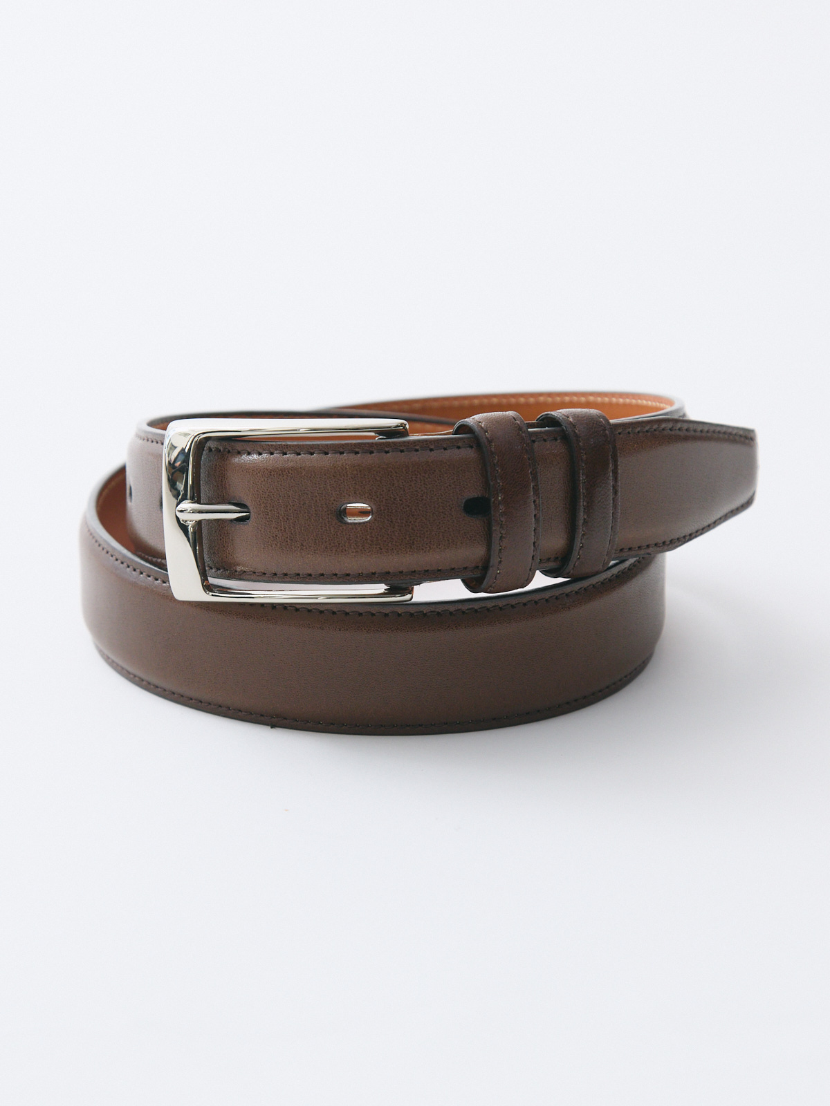 ビジネスベルト/ダークブラウン | Factelier (ファクトリエ)