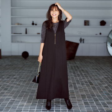 優待価格[THREE SQUARE]ジップジャンパースカート | KOBUNSHA SELECT