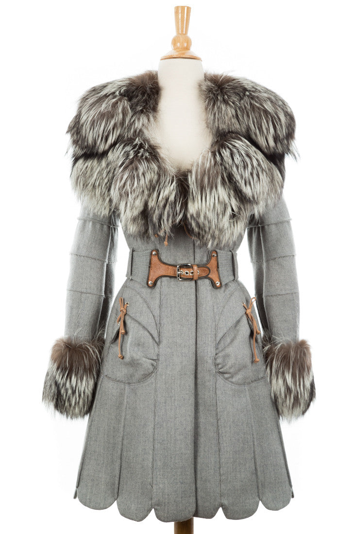 Capotto Wool Coat With Fur | Angelo Mozzillo | Coats – Dejavu NYC