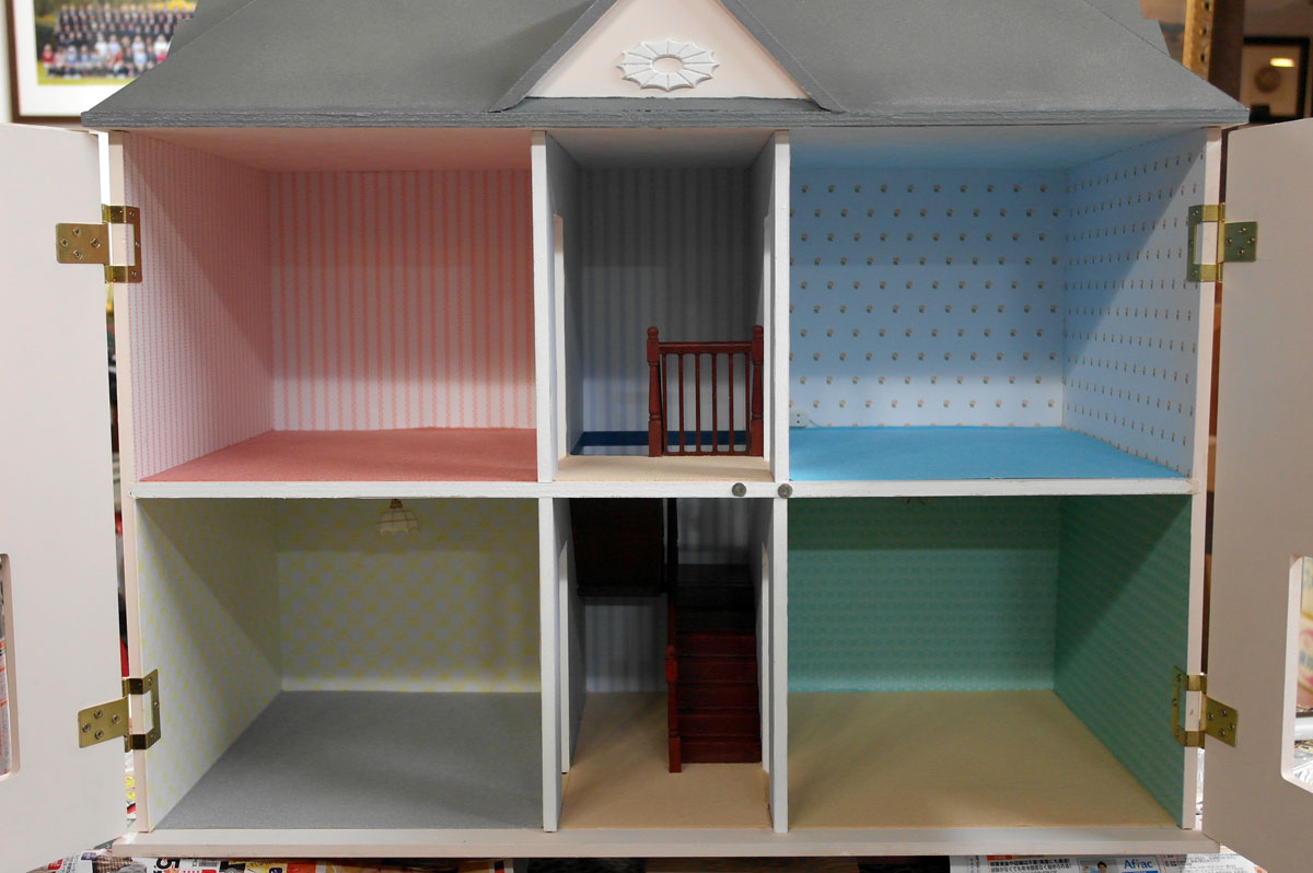 ドールハウスキット 組み立て – 西洋アンティーク雑貨や英国MINIパーツ