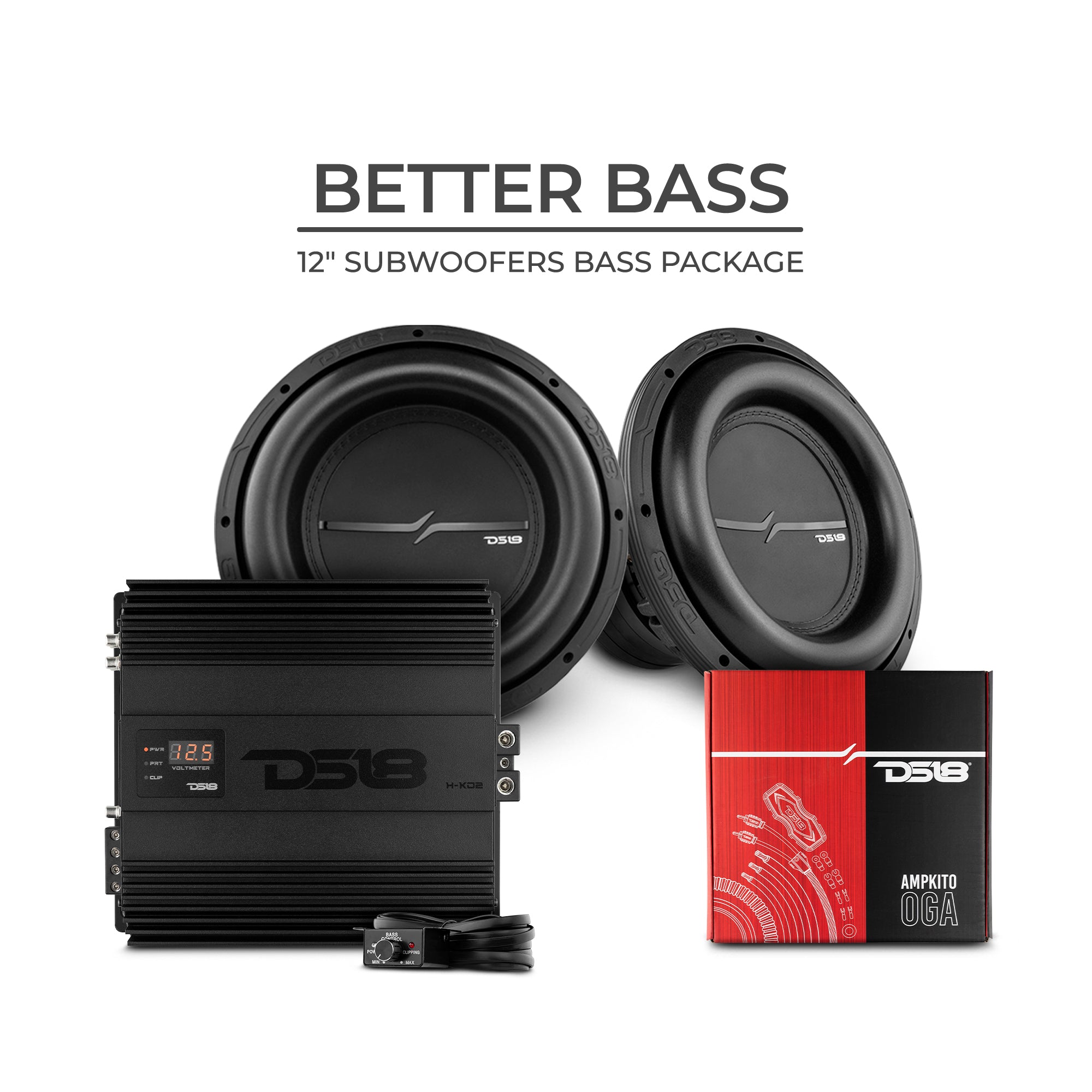 DS18 Better Bass Package - Upgrade your BASS