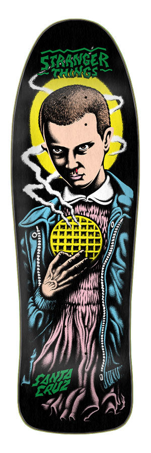 SANTA CRUZ X STRANGER THINGS KENDALL ELEVEN SKATEBOARD DECK - 9.75