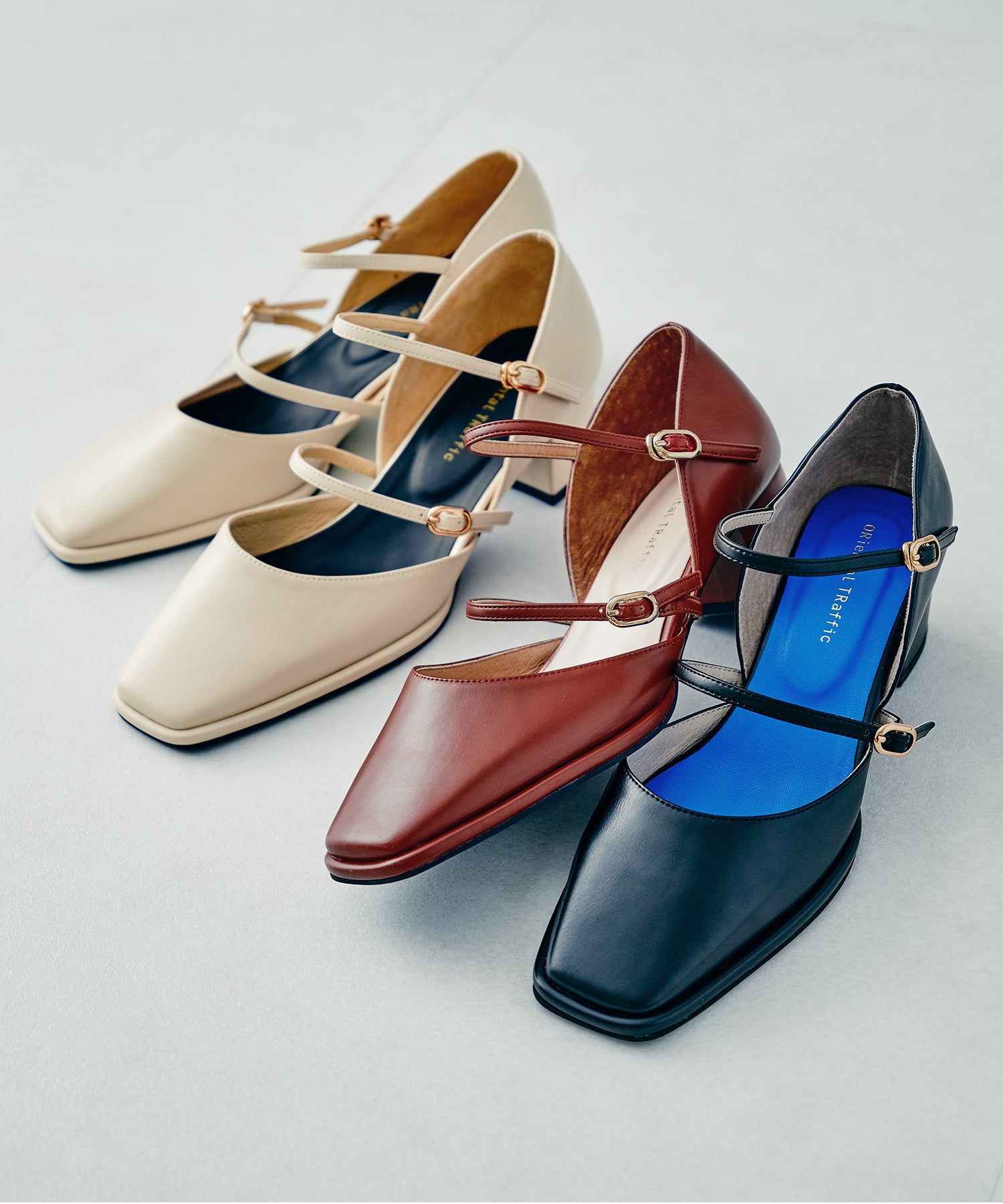 ダブルストラップヒールパンプス/31308 – ORIENTALTRAFFIC