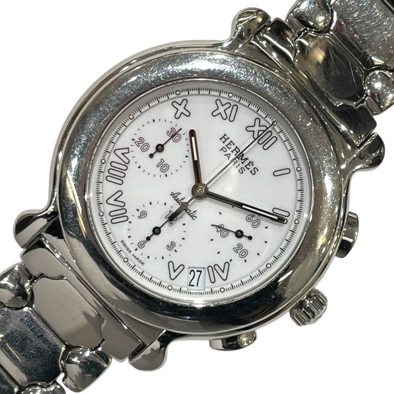 エルメス HERMES ケプラー クロノグラフ KPI.910 SS 自動巻き メンズ