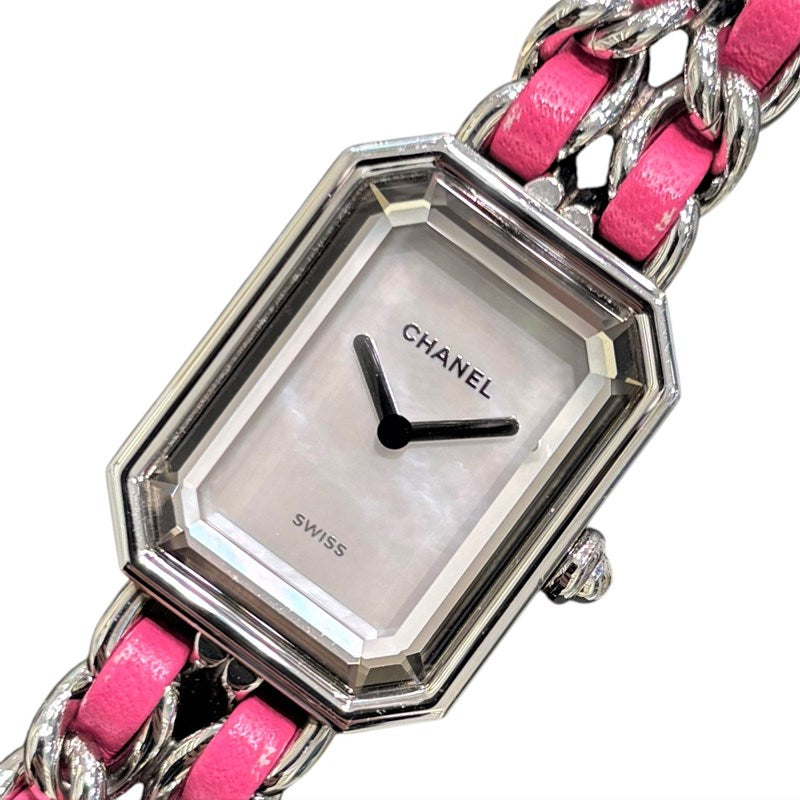 シャネル CHANEL プルミエールロック M-L ホワイトシェル H6360