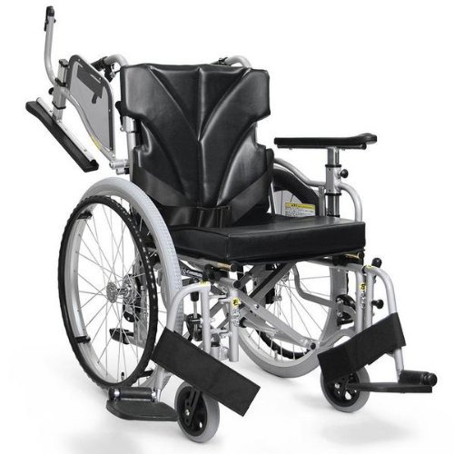 カワムラサイクル 車椅子 KZMシリーズ KZM22-40-45 青メッシュ 座幅