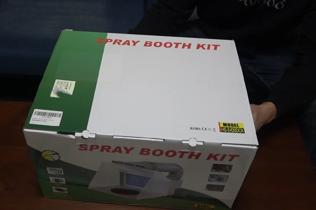 ハンドメイドルアー制作・塗装に自宅用塗装ブースキット HS-E420H を