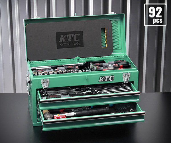 KTC SK39224XTGEM 9.5sq. 92点工具セット ターコイズグリーン